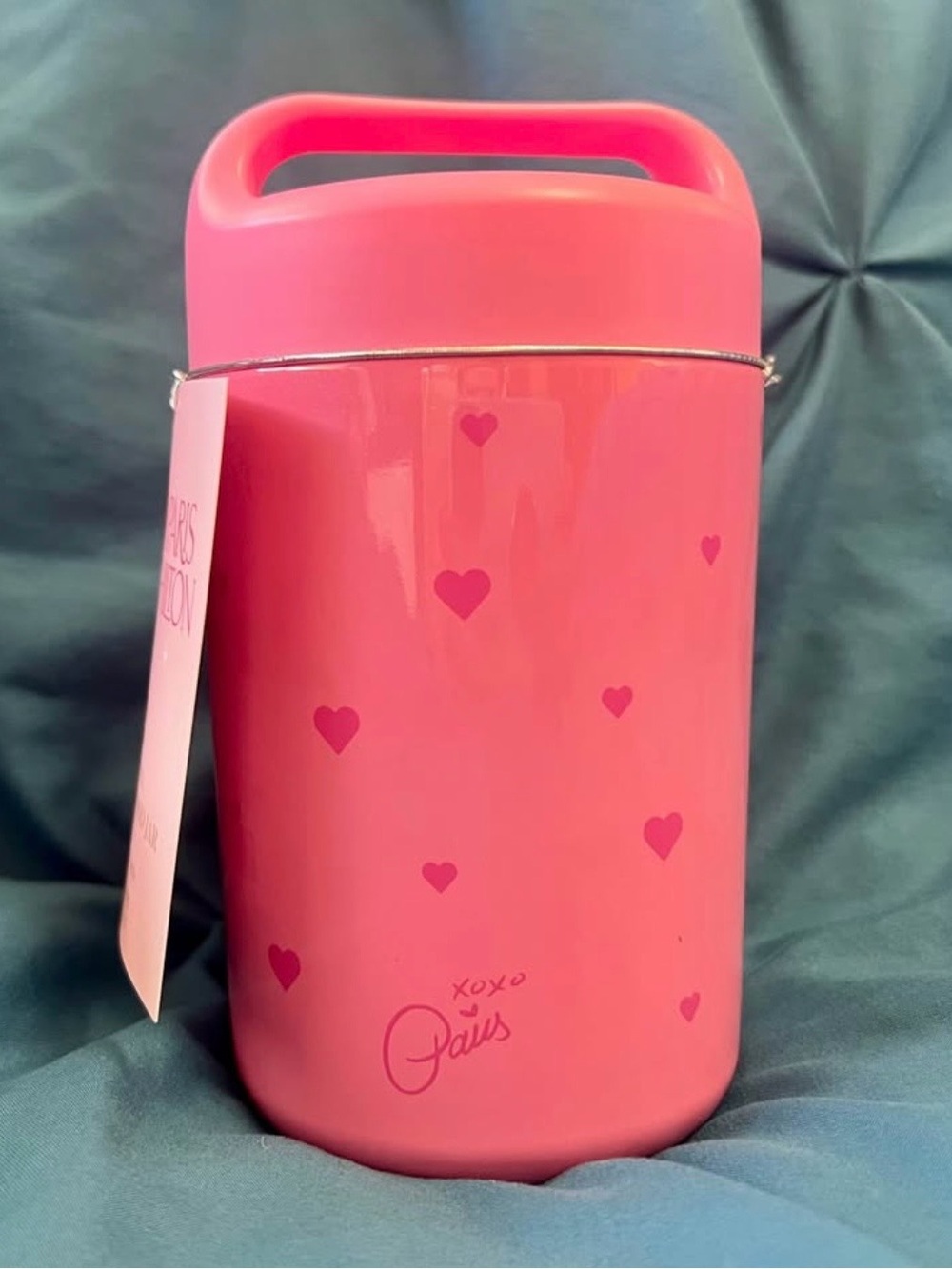 Paris Hilton 16 OZ Stainless Steel Insulated Food Storage Container, BNWT
